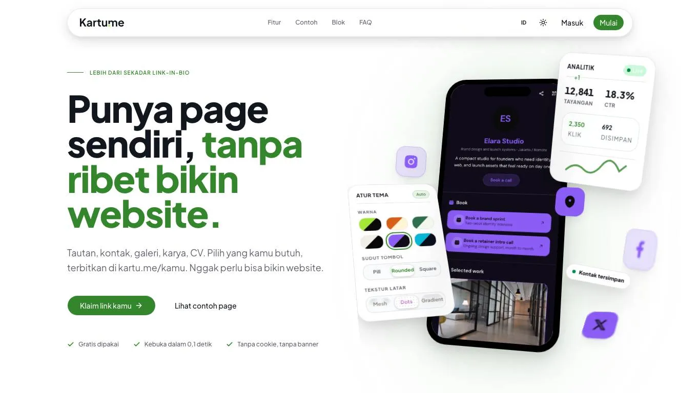 Kartu.me preview